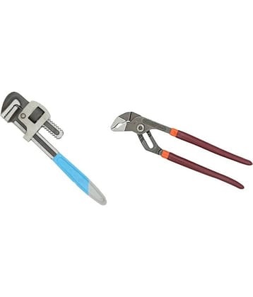 Taparia 2 Hand Tool Combo (Pipe Wrench 300Mm/Water Pump Plier 250Mm)