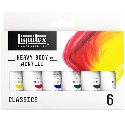 Liquitex Heavy Body Acrylic Sets-6 x 22 ml