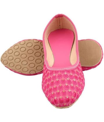 Apratim Pink Ethnic Footwear