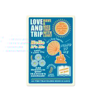 TRAVELER'S notebook Passport Size Plastic Sheet 2025