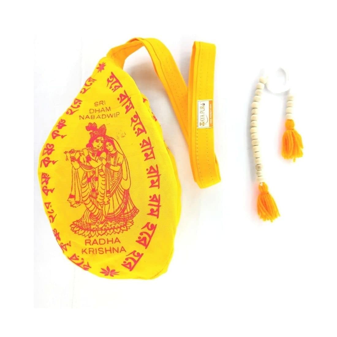 MAYAPURI Japa Mala Bag/Chanting Bag/Japa Bag with Sakshi Mala Counter