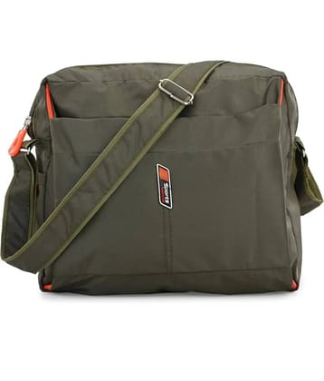 SVB BAG Khaki Solid Messenger Bag - Khaki
