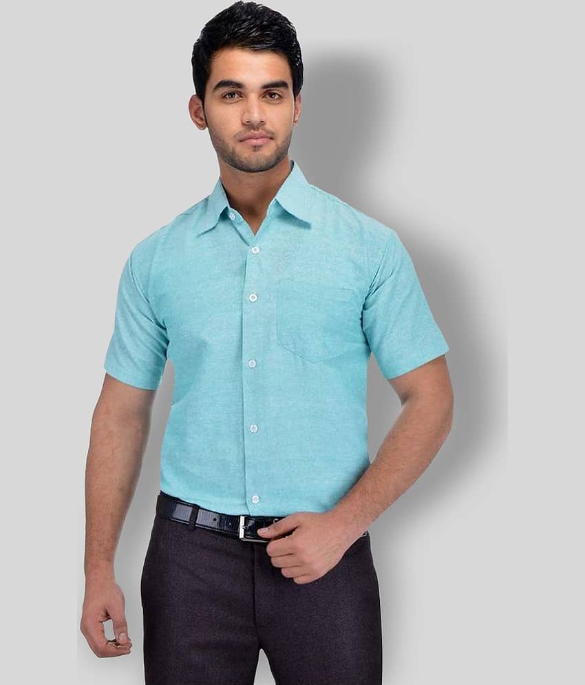 DESHBANDHU DBK - Blue Cotton Regular Fit Men's Formal Shirt (Pack of 1)