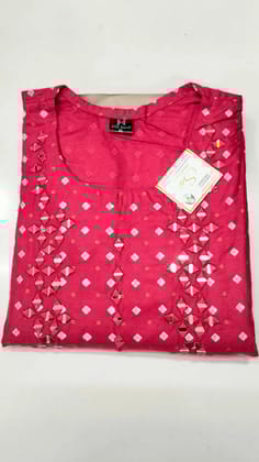 Stylish Red Cotton Top