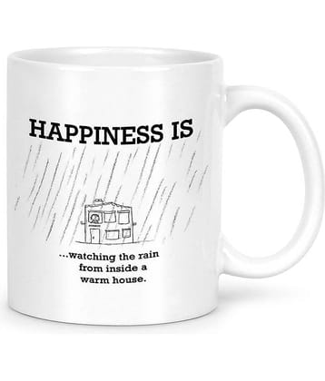 Idream Quote Printed Ceramic Coffee Mug 1 Pcs 330 mL