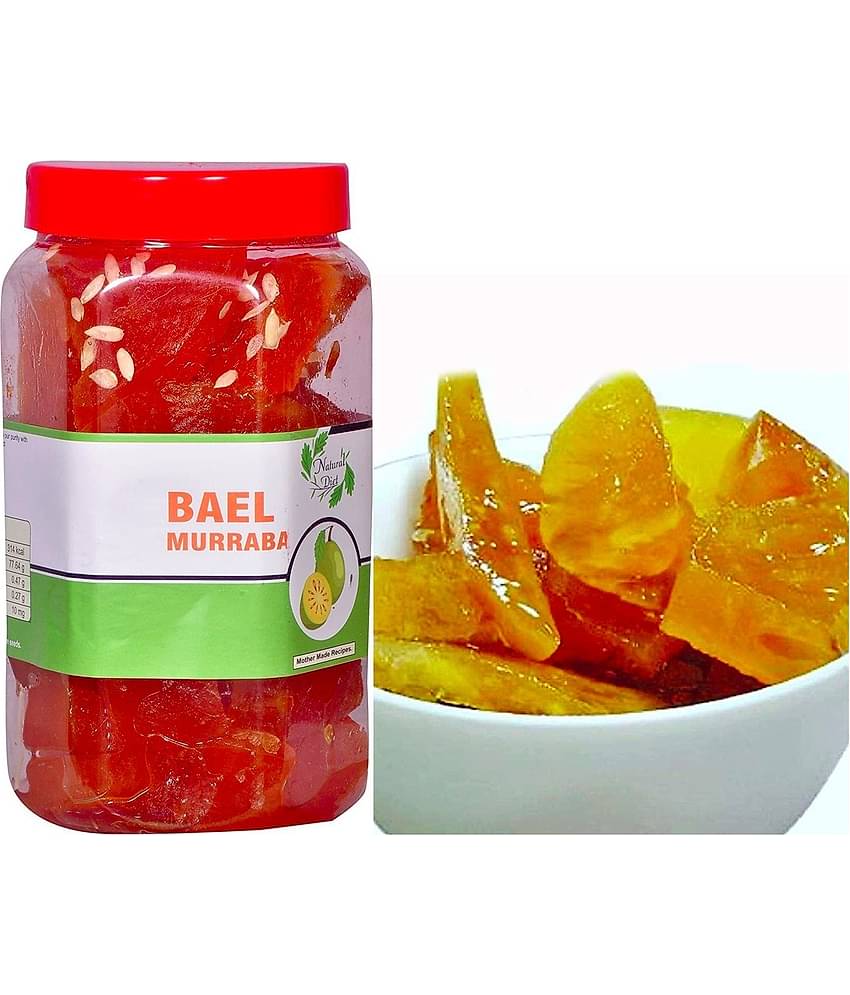 Natural Diet BEL Murabba (Ingredient: Fenugreek, Muskmelon Seeds , Clove, Elam, Crystals, Cardamom/Elichie, Palm) Pickle 1 kg