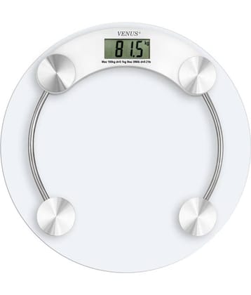 Venus Digital Electronic LCD Personal Health Body Fitness Bathroom Weighing Scale EPS-2003 Transparent