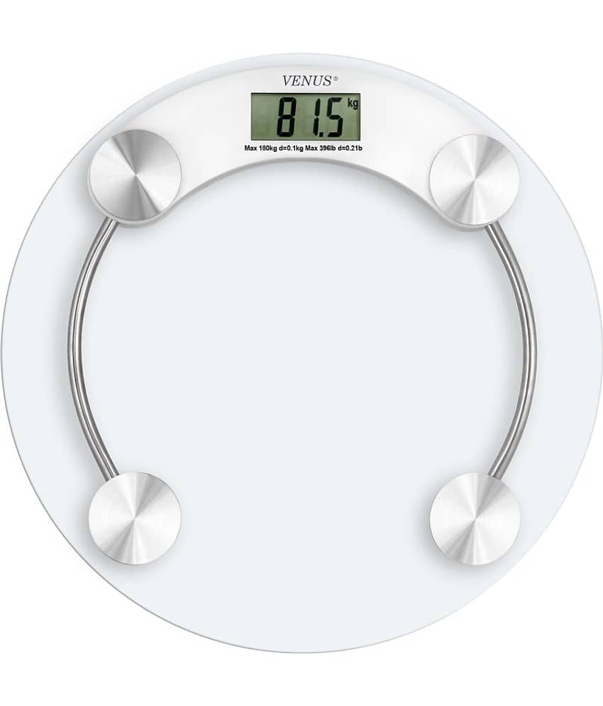 Venus Digital Electronic LCD Personal Health Body Fitness Bathroom Weighing Scale EPS-2003 Transparent