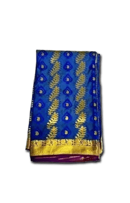 Elegant Embroidered Silk Saree