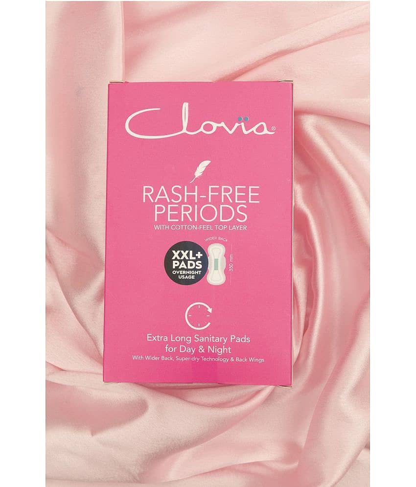 Clovia Botaniqa Rash Free Sanitary Pad XXL 10 Sanitary Pads