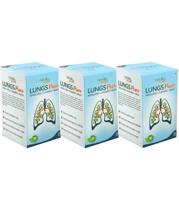 Nature Sure Lungs Pure Capsules for Respiratory Health 3 Packs (60 Capsules Each)