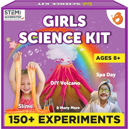 Girls Chemistry Science Kit | 150+ experiments | Ages 8+