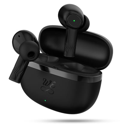 Walta Elite Dome 125 True Wireless in Ear Earbuds with 12mm Super Bass Driver, BT V5.3, 40 Hours Playback, ENC, ANC, Low Latency & IPX5 Water Resistant (Black)