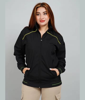 PLUS PARADISE Women Regular Jacket ( Black )