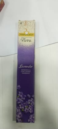 Mangaldeep Premium quality incense Flora Lavender Refreshing & Long lasting Fragrance 