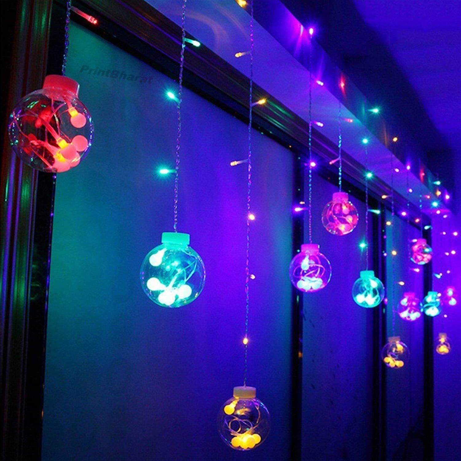 Wish Ball Diwali Decoration Curtain for Decoration for Gift Christmas Decoration Valentine Decoration Home Decoration-Pack of 1 / MultiColor
