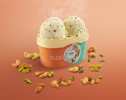 Dryfruit Overload Ice Cream 500ml