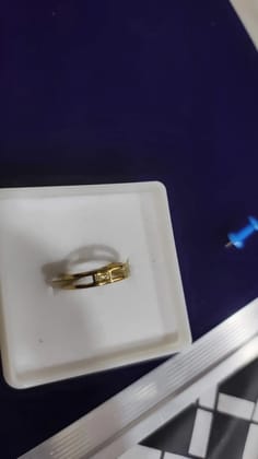 Fashion Gold Plated Stainless Steel Ring