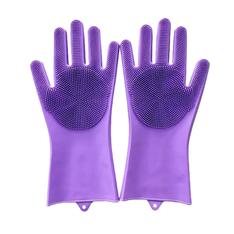 NATURALLY YOURS SILICONE SILICONE GLOVE 340 X 140 X 10 MM PURPLE