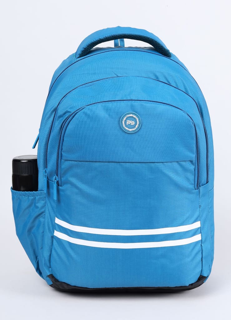 PB Pearlbags FLAUNT 25L Solid Casual Backpack,3 Compartment,Premium Fabric,Water Resistant Anti Theft,School & College Bag for Boys and Girls,Office & Travel Bag for Men and Women,48X31X17 Cms