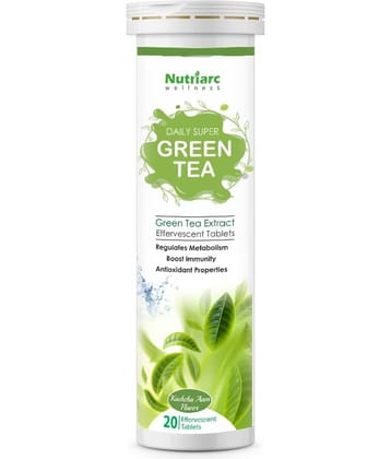 Nutriarc Wellness Green Tea Extract Effervescent Tablets-Kaccha Aam 20 gm Mango