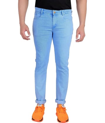 RAGZO - Light Blue Denim Slim Fit Men's Jeans ( Pack of 1 )