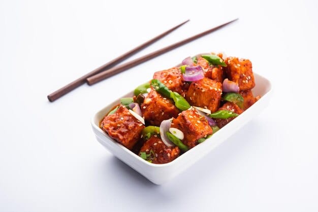 Black Pepper Paneer Dry