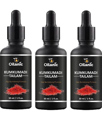 Oilanic  Kumkumadi Tailam For Glowing & Radiant Skin Face Serum 90 mL Pack of 3