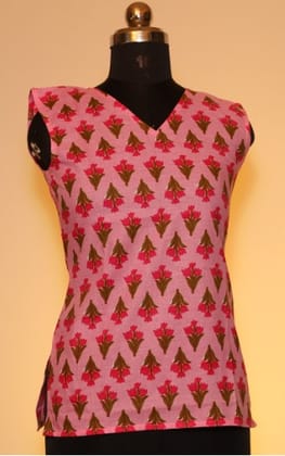 High QualityCotton Short Top Sleeveless