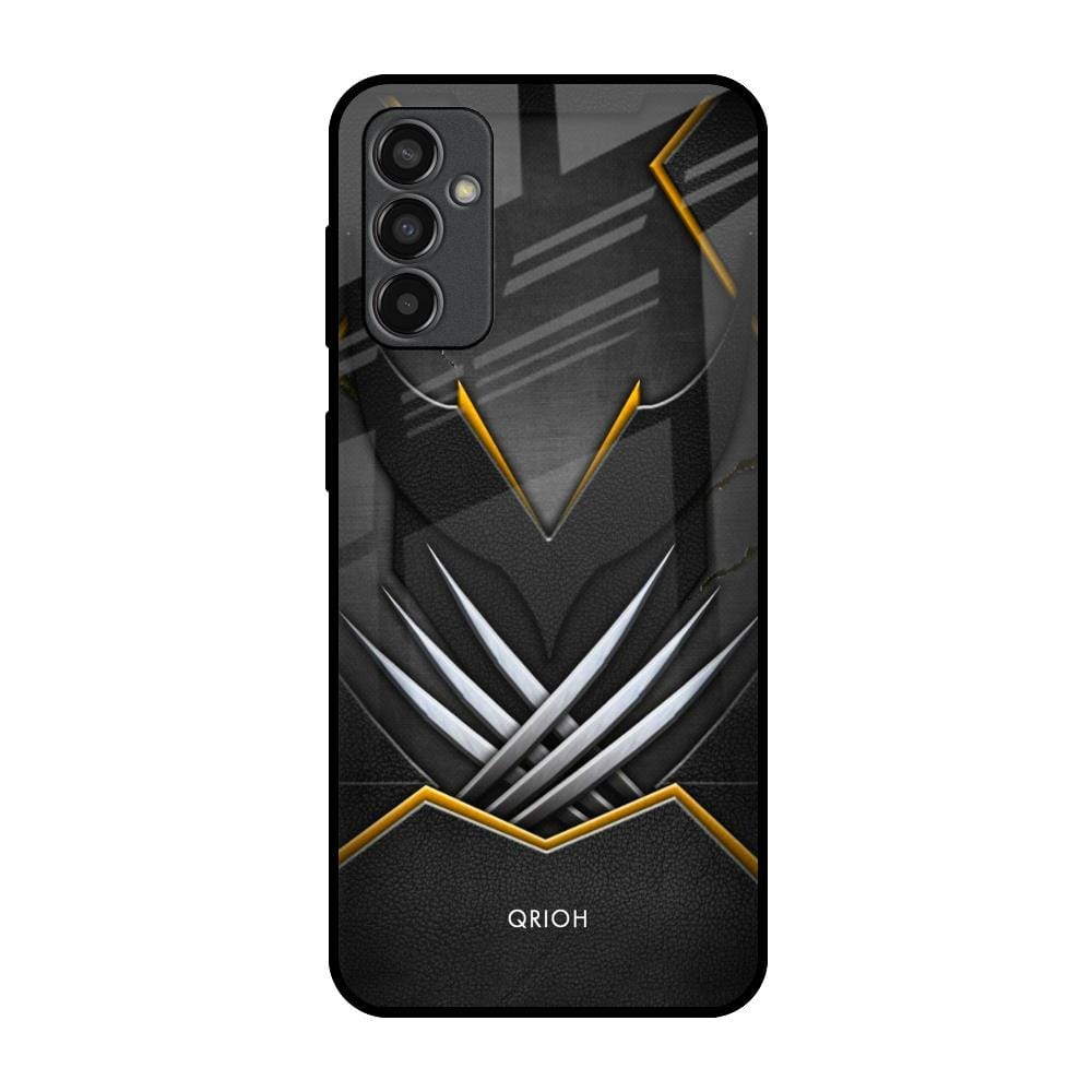 Black Warrior Glass Case for Samsung Galaxy F13