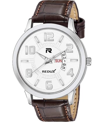 Redux - Brown Leather Analog Men's Watch
