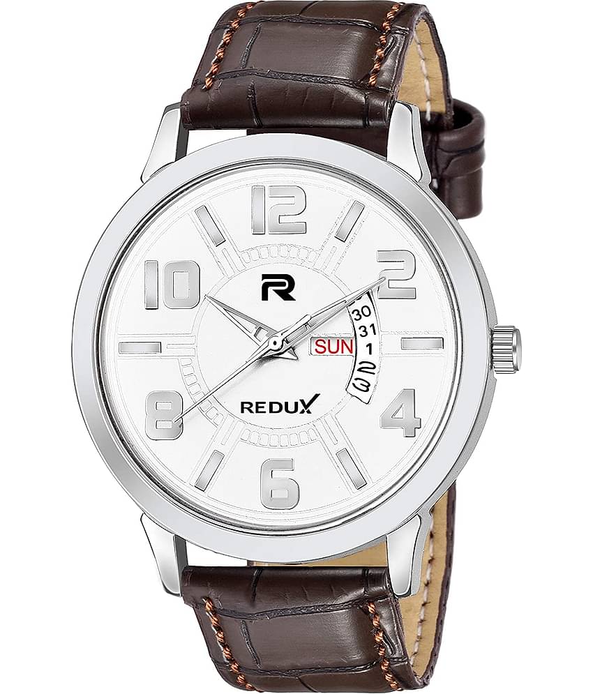 Redux - Brown Leather Analog Men's Watch