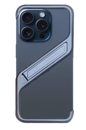 Catch - Aluminium Alloy Shield Kickstand iPhone Case - Grey   iPhone 16 PRO MAX