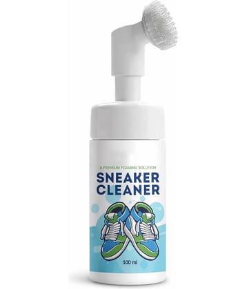 Premium Shoe Cleaning Foam with Brush Sneaker Cleaner for White Shoes and Everyday Footwear