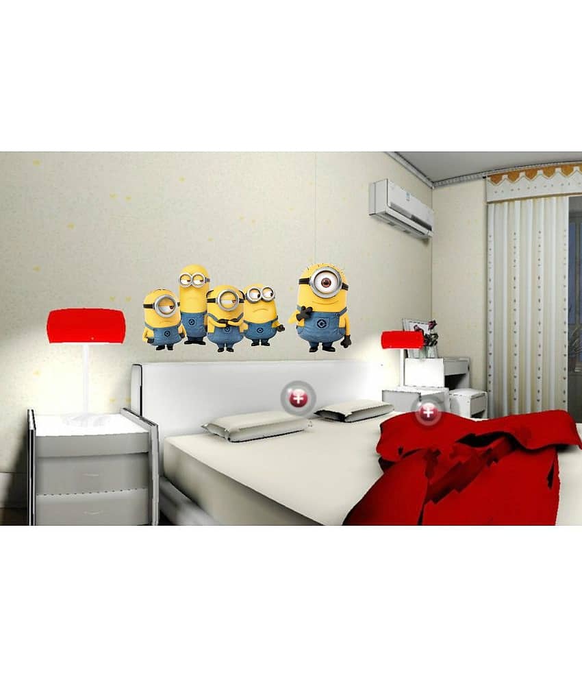 Decor Villa Minions Cartoon Characters Cartoon Characters PVC Sticker