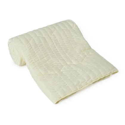 Luxe Cream Woven Blanket-1-3 Y / Cream