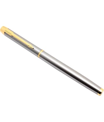 Exclusive Stylish Luoshi 297 Neptune Roller ball Pen Grey With Golden Arrow Clip
