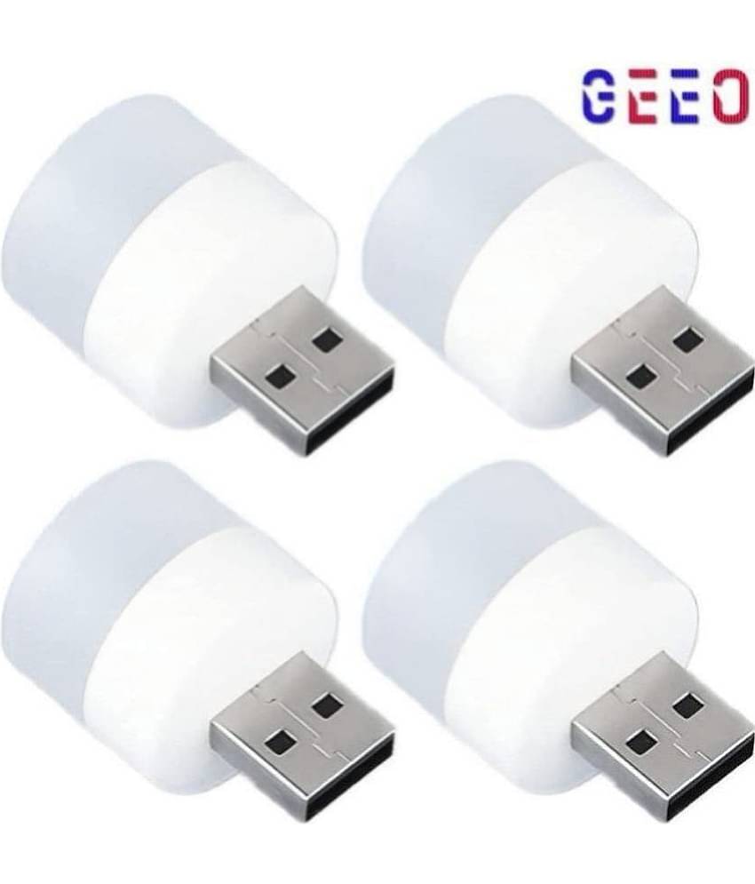 Rangwell - White Rechargeable LED Bulb ( Pack of 4 )