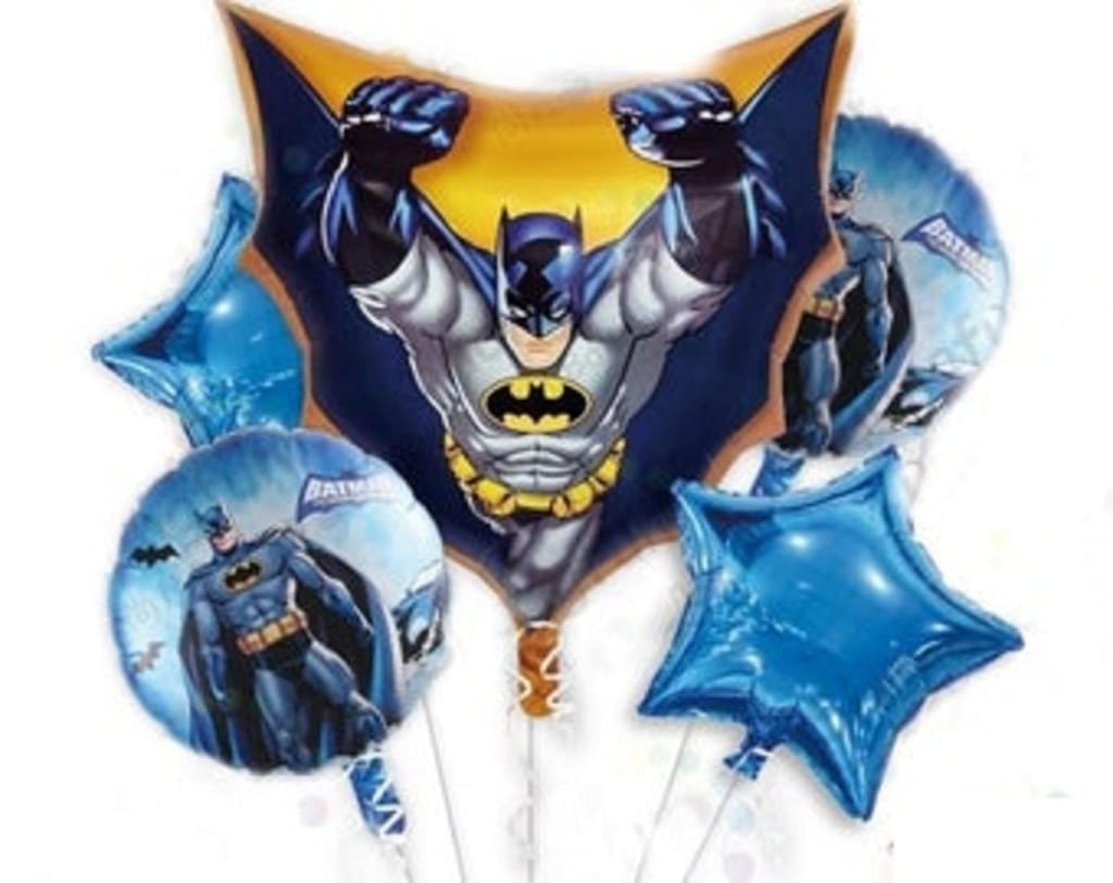 Batman Balloon Set Of 5 (w/ Helium Gas) - Party and Festive Needs | Buy online on ZillyBuy