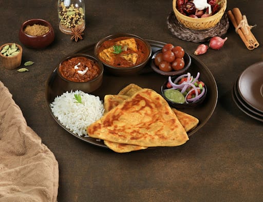 Paneer Tikka Masala Thali Meal