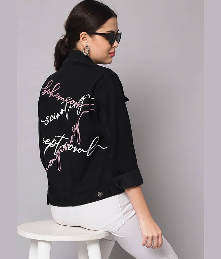 The Dry State "-" Denim Black Jackets