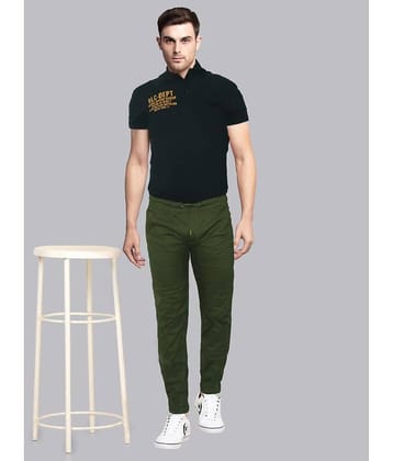 Urban Legends Regular Flat Men's Joggers - Green ( Pack of 1 )