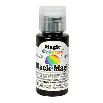 Magic Colours Spectral Mini Edible Gel Colours Black Magic