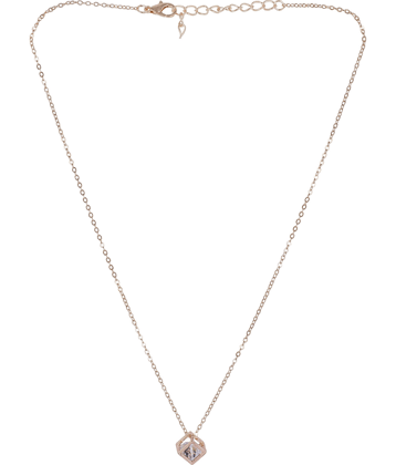 Jiyanshi fashion Rose Gold Pendant set ( Pack of 1 )