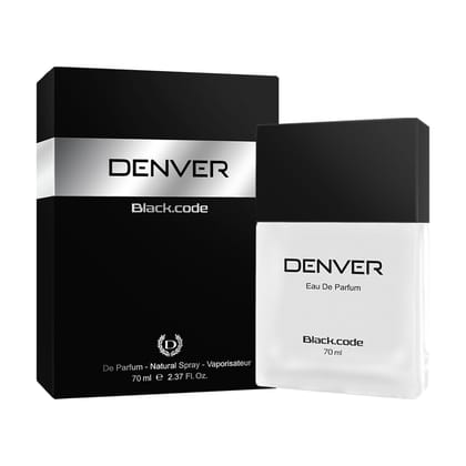 DENVER Black Code Perfume For Men - 70ML|Premium & Long Lasting Perfume| Eau de Parfum DENVER Black Code Perfume For Men - 70ML|Premium & Long Lasting Perfume| Eau de Parfum - 70 ml (Pack of 1)