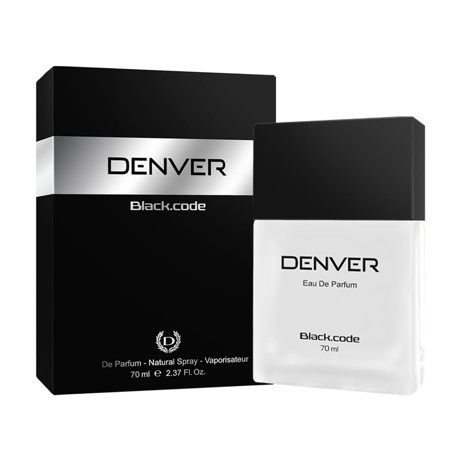 DENVER Black Code Perfume For Men - 70ML|Premium & Long Lasting Perfume| Eau de Parfum DENVER Black Code Perfume For Men - 70ML|Premium & Long Lasting Perfume| Eau de Parfum - 70 ml (Pack of 1)