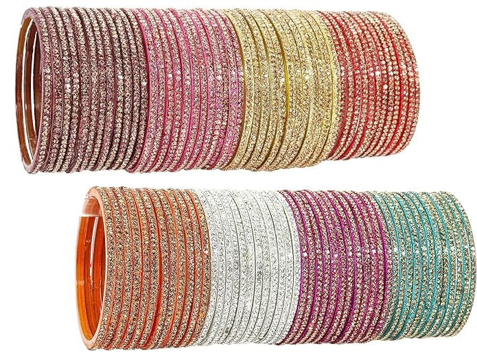 Plain and Glossy Finished Bangle Set For Women and Girls