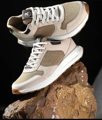 OFF LIMITS TAKASHI Beige Men's Sports Running Shoes