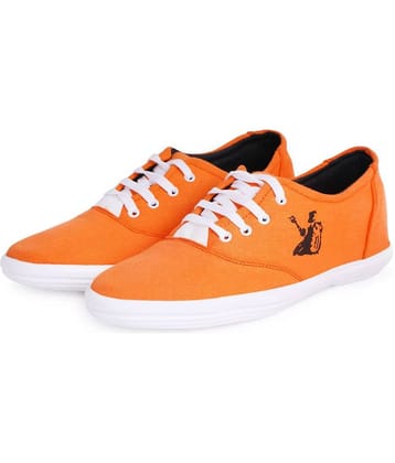 Kzaara Lifestyle Orange Casual Shoes