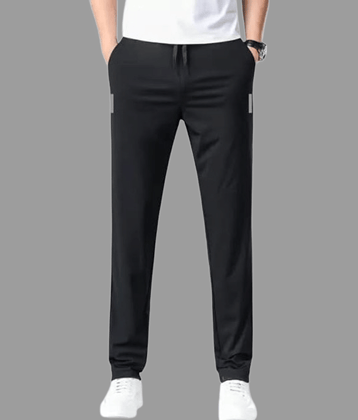 attitude start of fashion Black Lycra Men's Trackpants ( Pack of 1 )